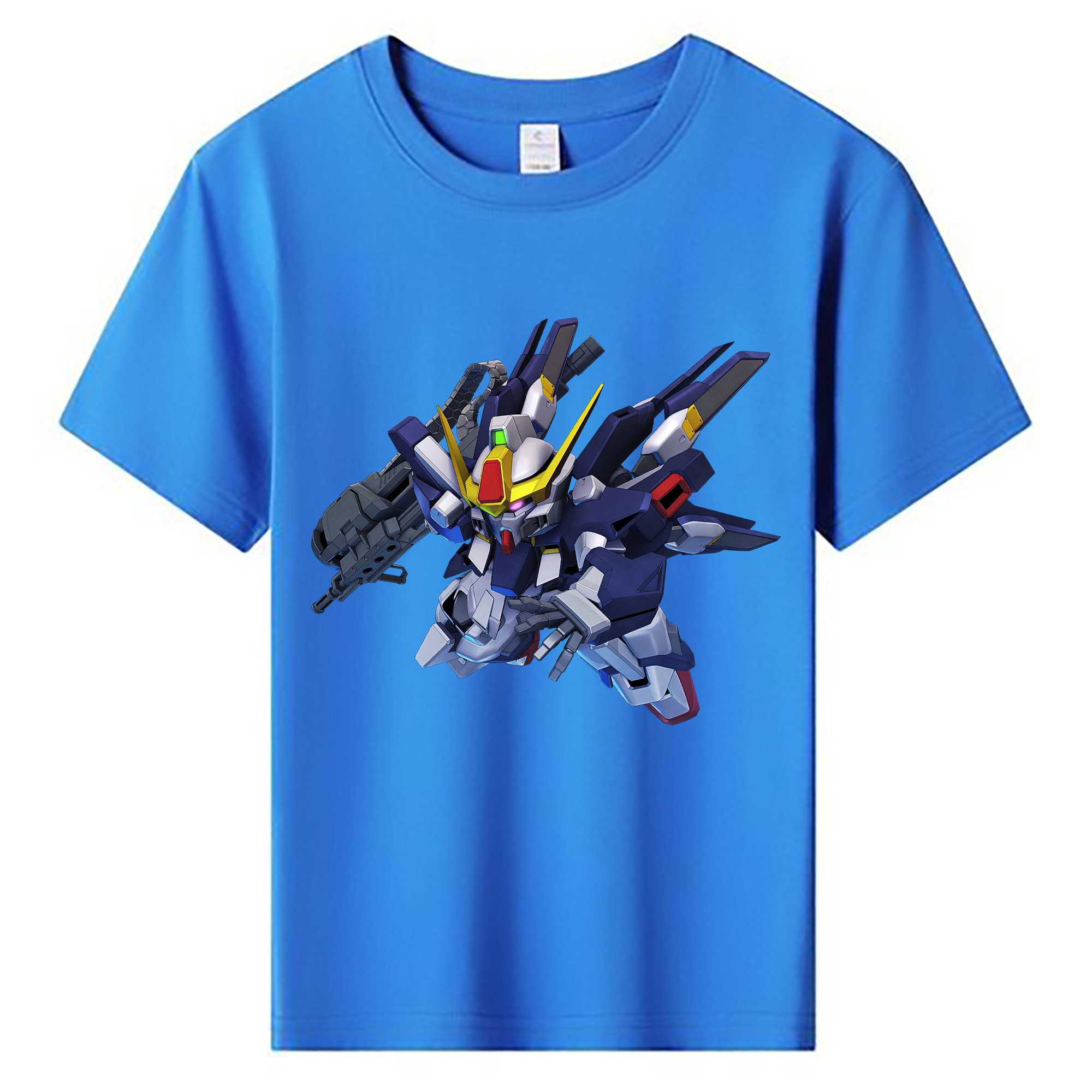 （画像用） 機動戦士ガンダム Mobile Suit Gundam 綿100％キッズTシャツ（フロントプリント）